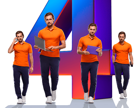 Великолепная четверка Ростелеком в деревня Головлёво (Орловская область)